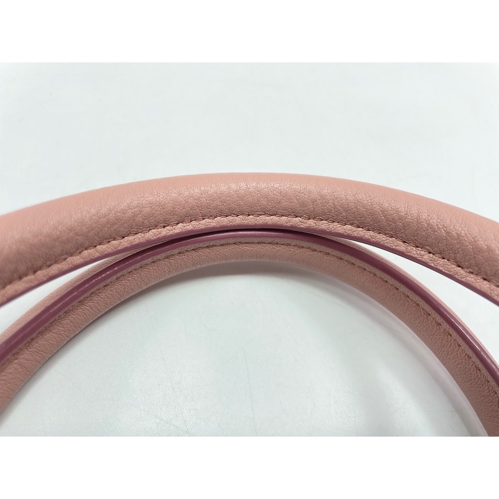 MCM Weekend Bag Boston Leather Pink - Picture 10 of 12